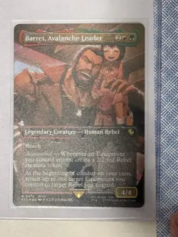 Barret, Avalanche Leader Chocobo Track Foil Magic The Gathering Final Fantasy NM - Image 2