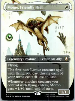 Momo, Friendly Flier (Borderless) R Avatar: The Last Airbender 317 NM - Image 1