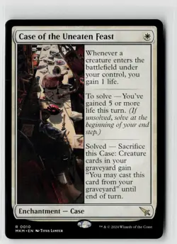 MTG Murders At Karlov Manor Case Of The Uneaten Feast x1 NM Rare - Image 1