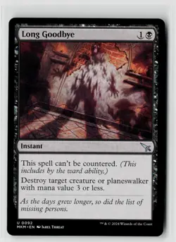 MTG Murders At Karlov Manor Long Goodbye x4 NM Uncommon - Image 1