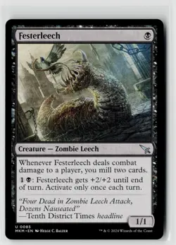 MTG Murders At Karlov Manor Festerleech x4 NM Uncommon - Image 1