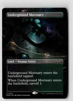 MTG Murders At Karlov Manor Underground Mortuary (Borderless) x1 NM Rare - Image 1