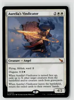 MTG Murders At Karlov Manor Aurelia's Vindicator x1 NM Mythic - Image 1