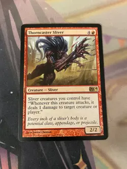 MTG - THORNCASTER SLIVER - RARE - M14 - LP - Image 1