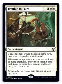 Trouble in Pairs NM Commander: Murders at Karlov Manor 0015 MTG Regular - Image 1