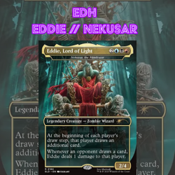 EDH - Eddie Nekusar Group Slug , MTG Commander Deck, Bracket 2-3, Iron Maiden - Image 1