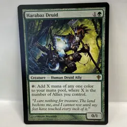 Harabaz Druid Worldwake Regular 105 NM MTG TCG - Image 1