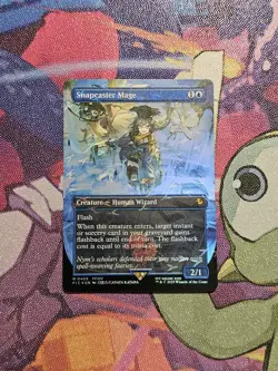 Snapcaster Mage (Borderless) (Chocobo Track Foil) Commander: Final Fantasy Foil - Image 1