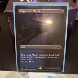 MTG x1 Shipwreck Marsh (Borderless) Innistrad: Midnight Hunt Regular NM - Image 1