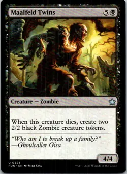 Maalfeld Twins 523 U Foundations NM MTG - Image 1