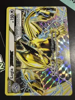 Lugia BREAK 79/124, Holo, XY Fates Collide, Pokemon TCG, Ultra Rare, 2016, NM - Image 2