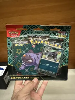 LOT OF 3 Pokemon TCG Paldean Fates Tech Sticker Collection Blister Pack Sets - Image 3