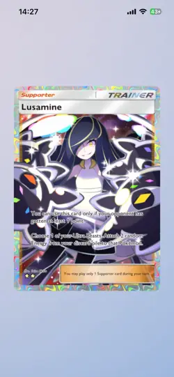 (EN) Lusamine Deluxe - Full Art - LUSAMINE EX - Pokemon TCG Pocket PTCGP - Image 1
