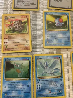 1999 Pokemon Fossil German lot - Image 1