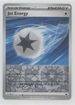 Jet Energy Reverse Foil Pokemon Scarlet & Violet Paldea Evolved SV02 #190 - Image 1
