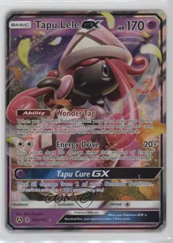 Tapu Lele GX Pokemon Sun & Moon Guardians Rising #60a - Image 1