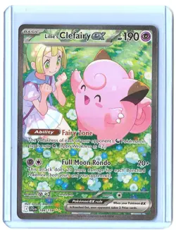 Pokemon TCG Lillie's Clefairy EX 184/159 Sv09: Journey Together SIR - Image 1