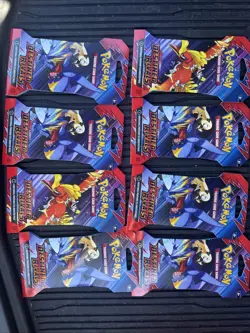 Lot of 8 Pokemon TCG Destined Rivals Booster Packs Sleeved Blister Packs New - Image 1