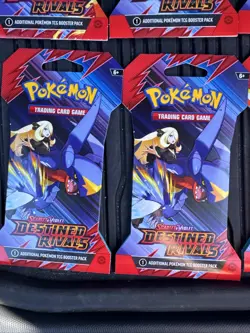 Lot of 8 Pokemon TCG Destined Rivals Booster Packs Sleeved Blister Packs New - Image 3