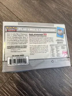 Pokemon TCG 2008 World Championships Paul Atanassov Bliss Control Deck - Image 2