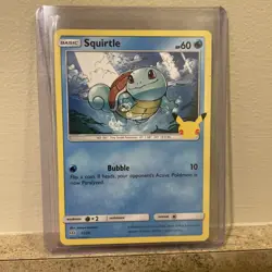 Squirtle 17/25 Non Holo - Pokemon Celebrations 25th Anniversary McDonald's Promo - Image 1