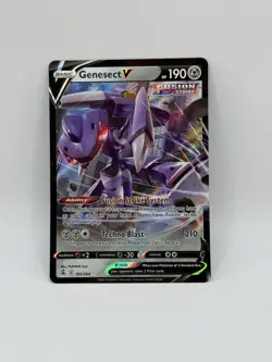 Genesect V Full Art Holo 254/264 SWSH Fusion Strike Pokemon - NM - Image 1
