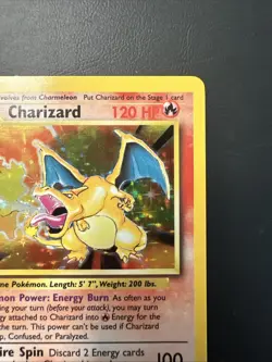 1999 Base Set Charizard 4/102 - Holo Pokemon Card Vintage WOTC NM A - Image 3