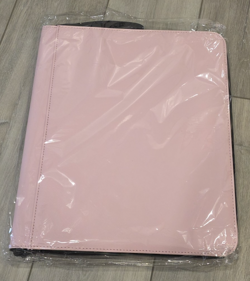 9 Pocket Pink Trading Card Zip Binder for Collectibles (Pokemon, Sports, Yugioh) - Image 2
