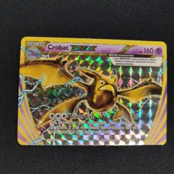Crobat BREAK XY181 Rare Holo Pokemon Promo Tcg Card Damaged. - Image 1