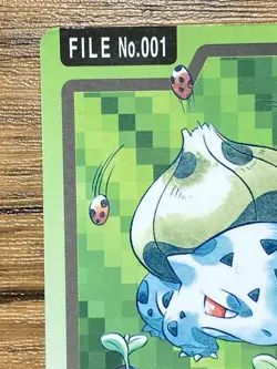 Pokemon Carddass Card Bulbasaur File No.1 Bandai Pocket Monsters 1997 - Image 3