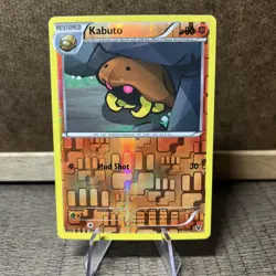 REVERSE HOLO Pokemon TCG Card XY Fates Collide Kabuto 38/124 - Image 1