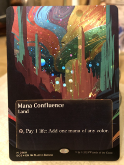 Mtg - Mana Confluence - Galaxy Foil - Commander - Edh - Mana Rock - WATCH VIDEO! - Image 1