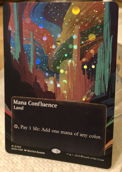 Mtg - Mana Confluence - Galaxy Foil - Commander - Edh - Mana Rock - WATCH VIDEO! - Image 3