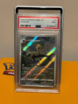 Leafeon CBB2C 0715/15 Gem Pack VOL.2 Chinese Pokemon Card - PSA 9 - MINT - Image 1