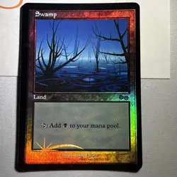 MTG Foil Arena Promo Swamp 1 Of 2 Urza’s Saga - Image 3