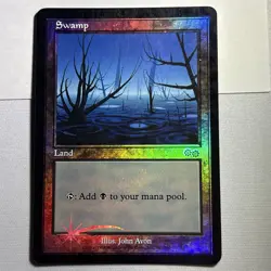 MTG Foil Arena Promo Swamp 2 Of 2 Urza’s Saga - Image 3