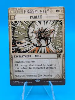 Magic the Gathering | Pariah | Non Foil Showcase | NM/LP - Image 1