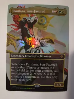 Pantlaza Sun-Favored Borderless Lost Caverns of Ixalan, Magic The Gathering Foil - Image 1