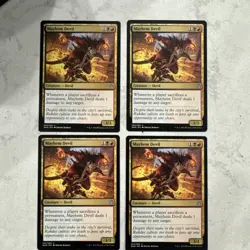 Magic the Gathering MTG Mayhem Devil Play Set Of 4 Cards - Image 1