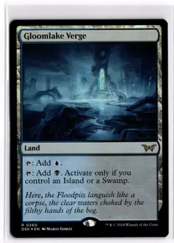 Gloomlake Verge Foil Duskmourn: House of Horror LP x1 MTG Magic: the Gathering - Image 1