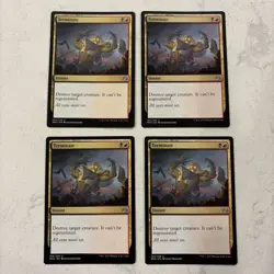 Magic the Gathering MTG Terminate Play Set Of 4 - Image 1