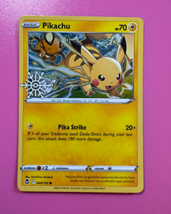 Pikachu [Snowflake Stamp] #49 Pokemon Silver Tempest - Image 1