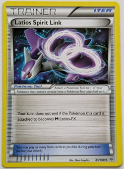 Latios Spirit Link 85/108 - Pokemon TCG - Roaring Skies Uncommon - Image 1