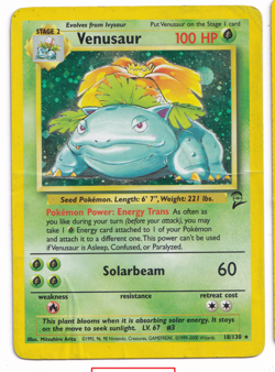 Pokemon Venusaur Haunter Holo 18/130 Base Set 2 pokemon 6/62 Fossil assorted lot - Image 2