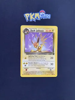 Pokemon TCG Dark Jolteon Team Rocket 38/82 Regular MP. - Image 1