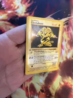 Pokemon 1st Edition Shadowless Electabuzz 20/102 Base Set WOTC - Image 4