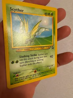 2002 Pokemon - Scyther Non-Holo - WOTC Black Star Promo #45 - Pokemon League - Image 3