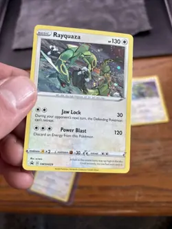 (20) Lot 2020 Pokemon SWSH Rayquaza Holo Black Star Promo #SWSH029 (Swirl Pics) - Image 4