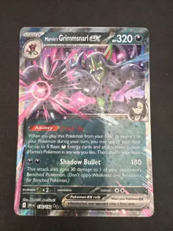 Marnie's Grimmsnarl ex 136/182 Sv10: Pokemon Destined Rivals set - Image 1