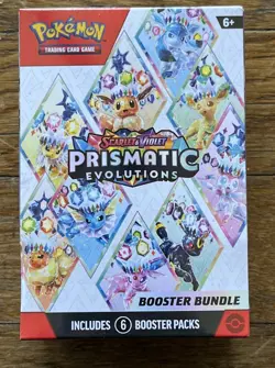 Pokemon PRISMATIC EVOLUTIONS Booster Bundle 6 Packs FACTORY SEALED BRAND NEW - Image 1